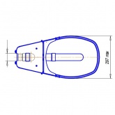 Консольный светильник Galad ЖКУ06-100-001 100 Вт Е40 IP53 со стеклом под лампу ДНАТ