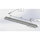 Светильник светодиодный Galad Арклайн Эконом LED-36 (3750/740/CL/W/0/GEN1) 36W 3750Lm 1200mm