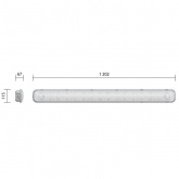Светильник светодиодный Galad Арклайн Эконом LED-36 (3750/740/CL/W/EL1/0/GEN1) 36W 3750Lm 1200mm