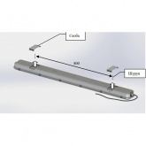 Светильник светодиодный Galad Арклайн Эконом LED-36 (3750/740/CL/W/EL1/0/GEN1) 36W 3750Lm 1200mm