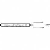 Светильник светодиодный Galad Арклайн Стандарт LED-36 (3500/740/OP/PS/TW/0/GEN1) 36W 3500Lm 1200mm