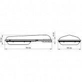 Консольный светодиодный светильник GALAD Победа LED-150-К/К50 150W 17360Lm IP65