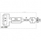 Консольный светодиодный светильник Galad Виктория LED-40-ШБ1/К50 (5Y) 40W 5000Lm 635x290x130мм 5кг