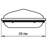 Консольный светодиодный светильник Galad Виктория LED-165-ШБ1/К50(5Y) 165W 17550Lm 825x315x130мм 6кг