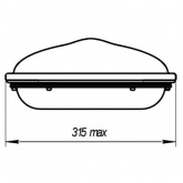 Консольный светодиодный светильник Galad Виктория LED-165-К/К50(5Y) 165W 17850Lm 825x315x130мм 6кг