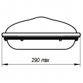 Консольный светодиодный светильник Galad Виктория LED-65-ШБ1/К50 (5Y) 65W 6950Lm 635x290x130мм 5кг