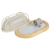 Светильник для бани ЭРА НБО 04-60-012 Клен Кантри дерево/стекло решетка, под лампу 60W Е27 212829