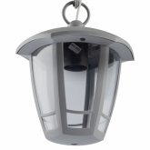 Светильник ЭРА садово-парковый 6 граней серый подвесной E27 IP44(У1) НСУ 07-40-002 «Марсель 1»