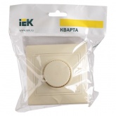 Светорегулятор поворотный 25-400Вт Generica КВАРТА кремовый (ВСР10-1-0-ККм)