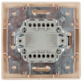 Выключатель трехклавишный Intro 10А 250В IP20 Plano, слоновая кость 1-106-02 (бежевый)