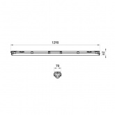 Светильник ЭРА SPP-101-0-001-120 IP65 под светодиодную лампу T8 G13 1200mm 046933