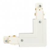 Коннектор для трехфазного шинопровода ЭРА STR-30-W-CN-LE типа LE угловой наружный белый