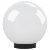 Светильник садово-парковый ЭРА НТУ 02-60-201 шар белый крепится на опору IP44 60W E27 D200mm