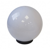 Светильник садово-парковый ЭРА НТУ 02-60-201 шар белый крепится на опору IP44 60W E27 D200mm