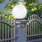 Светильник садово-парковый ЭРА НТУ 02-60-251 шар белый D250mm Е27