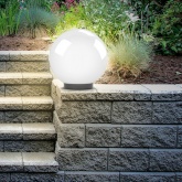 Светильник садово-парковый ЭРА НТУ 02-60-251 шар белый D250mm Е27
