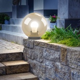 Светильник садово-парковый ЭРА НТУ 01-60-253 шар золотистый D250mm Е27