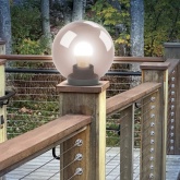 Светильник садово-парковый ЭРА НТУ 01-100-305 шар дымчатый D300mm Е27