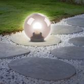 Светильник садово-парковый ЭРА НТУ 01-100-305 шар дымчатый D300mm Е27