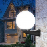 Светильник садово-парковый ЭРА НБУ 01-60-251 шар опал с настенным крепежом D250mm Е27