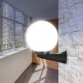 Светильник садово-парковый ЭРА НБУ 01-60-251 шар опал с настенным крепежом D250mm Е27