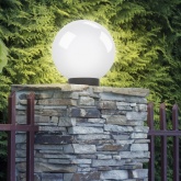 Светильник садово-парковый ЭРА НТУ 01-60-201 шар белый D200mm Е27