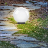 Светильник садово-парковый ЭРА НТУ 01-60-201 шар белый D200mm Е27