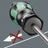 Отвертка с шестигранной сферической головкой Wera 8.0 x 150mm Kraftform Plus 352