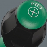 Крестовая отвертка для винтов Phillips PH 1 x 200mm Wera Kraftform Comfort 1350 PH