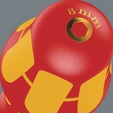 Изолированная торцевая отвертка-ключ Wera 6.0 x 125mm Kraftform 190 i VDE 1000V