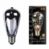 Лампа светодиодная капля Gauss 3D-Butterfly 4W E27