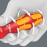 Изолированная шестигранная отвертка 4.0 x 80mm Wera Kraftform 164 i VDE 1000V