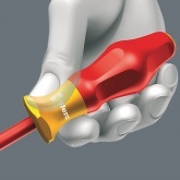 Изолированная шлицевая отвертка 0.4 x 2.5 x 80mm Wera Kraftform Comfort 1160 i VDE 1000V
