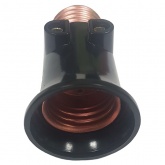 Патрон-розетка TDM карболитовый, Е27, черный,