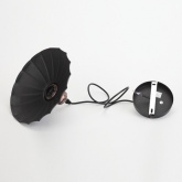 Светильник подвесной ЭРА PL3 BK/RC металл, E27, d245мм, шагрень черный/медь