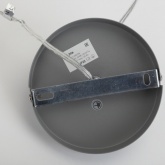 Светильник подвесной ЭРА PL3 GR/SN металл, E27, d245мм, шагрень серый/сатин никель