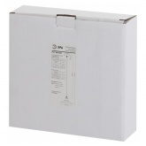 Светильник подвесной ЭРА PL3 WH/SN металл, E27, d245мм, шагрень белый/сатин никель