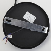 Светильник подвесной ЭРА PL4 BK/RC металл, E27, d203мм, шагрень черный/медь