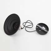 Светильник подвесной ЭРА PL4 BK/BN металл, E27, d203мм, шагрень черный/темный никель