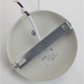 Светильник подвесной ЭРА PL4 WH/SN металл, E27, d203мм, шагрень белый/сатин никель