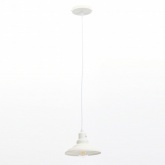 Светильник подвесной ЭРА PL4 WH металл, E27, d203мм, шагрень белый