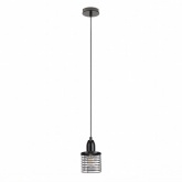 Светильник подвесной ЭРА PL5 BK металл, E27, d110мм, черный