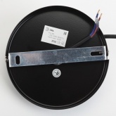 Светильник подвесной ЭРА PL6 BK металл, E27, d250мм, черный