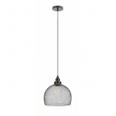 Светильник подвесной ЭРА PL7 BK металл, E27, d280мм, черный