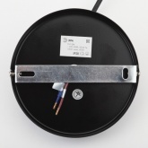 Светильник подвесной ЭРА PL9 BK металл, E27, d160мм, черный