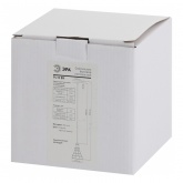 Светильник подвесной ЭРА PL10 BK металл, E27, d135мм, черный