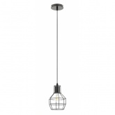 Светильник подвесной ЭРА PL11 BK металл, E27, d160мм, черный