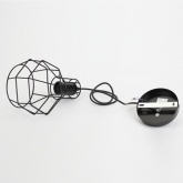 Светильник подвесной ЭРА PL11 BK металл, E27, d160мм, черный