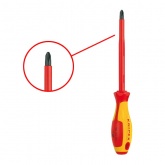 Отвертка Knipex диэлектрическая крестообразная PH0 60мм VDE 1000V