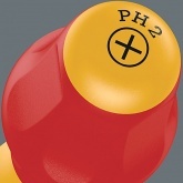 Изолированная крестовая отвертка PH0 x 80mm Wera Kraftform Comfort 1162 i PH VDE 1000V